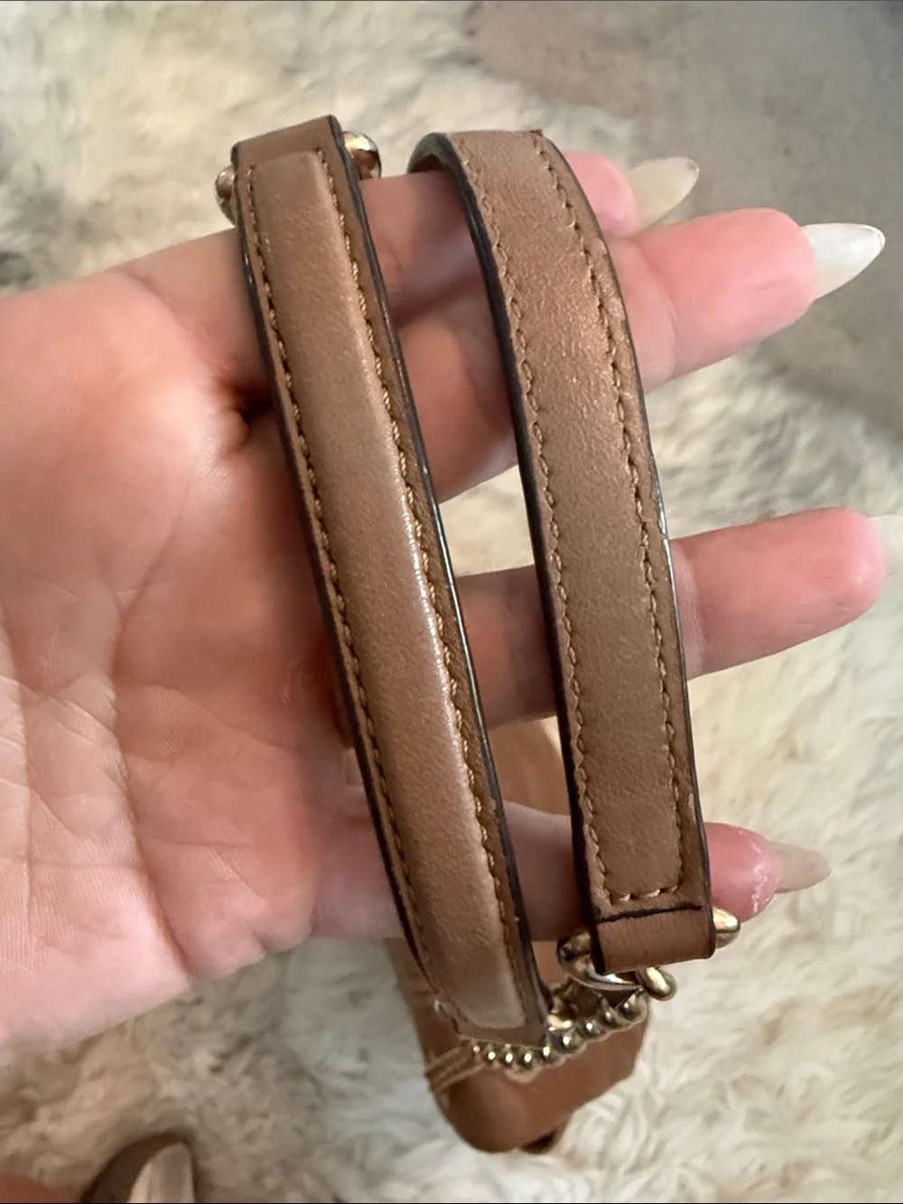 Tory Burch Flemming convertible quilted Bag with Gold Chain